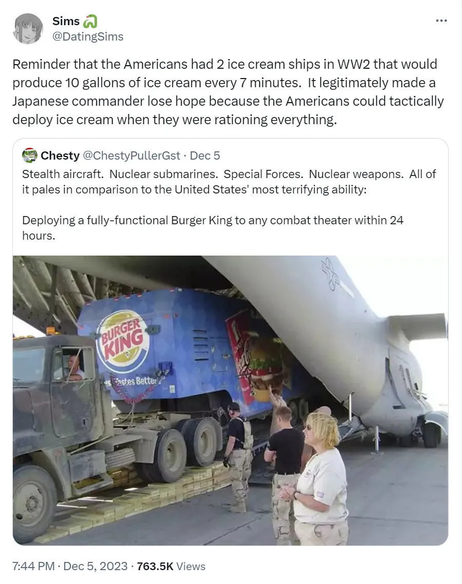 Burger King on overseas military base
