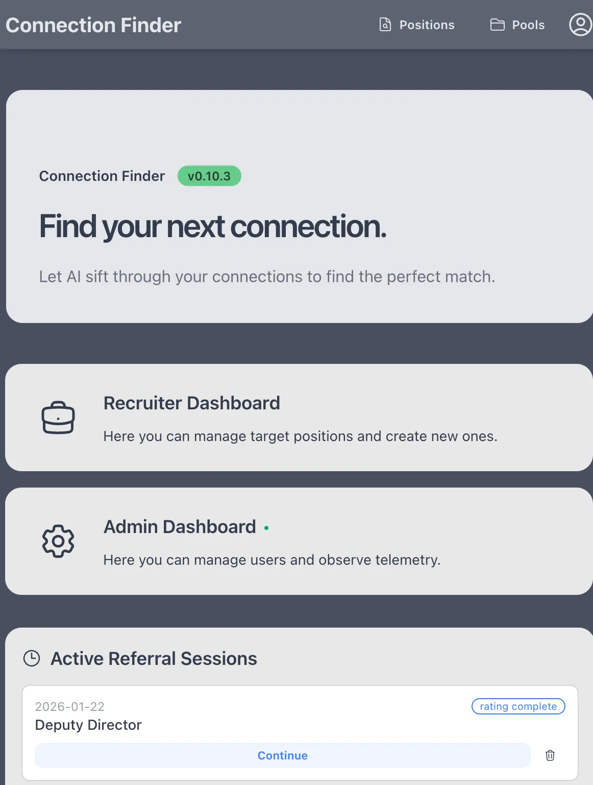 Connection Finder